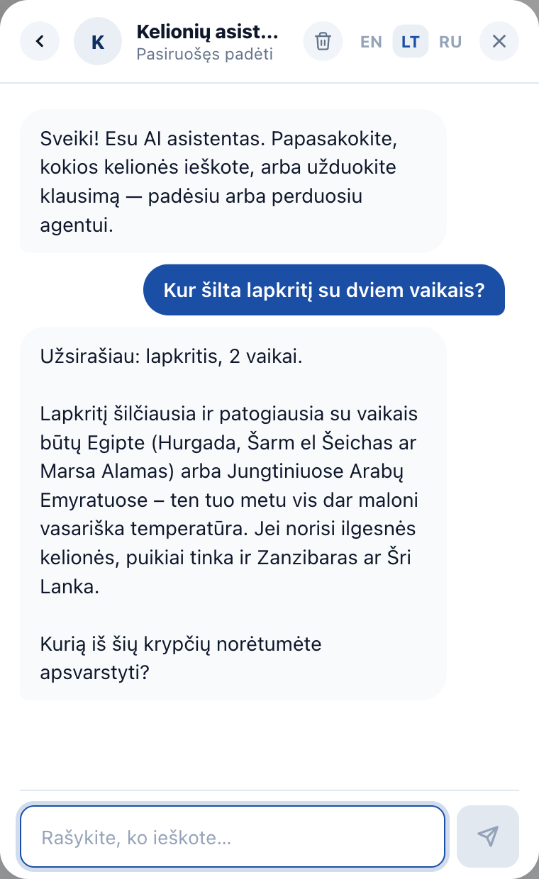AI asistentas