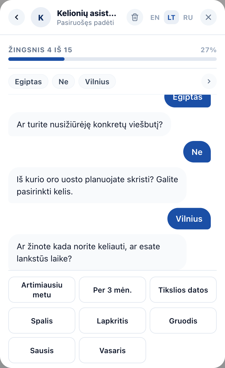 Užklausos vedlys